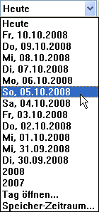 S0-Recorder - Liste Tage