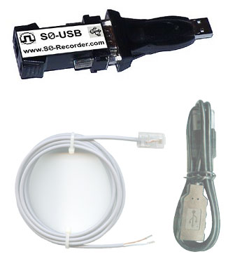 S0-Recorder - Adapter Strom-Zähler S0-USB